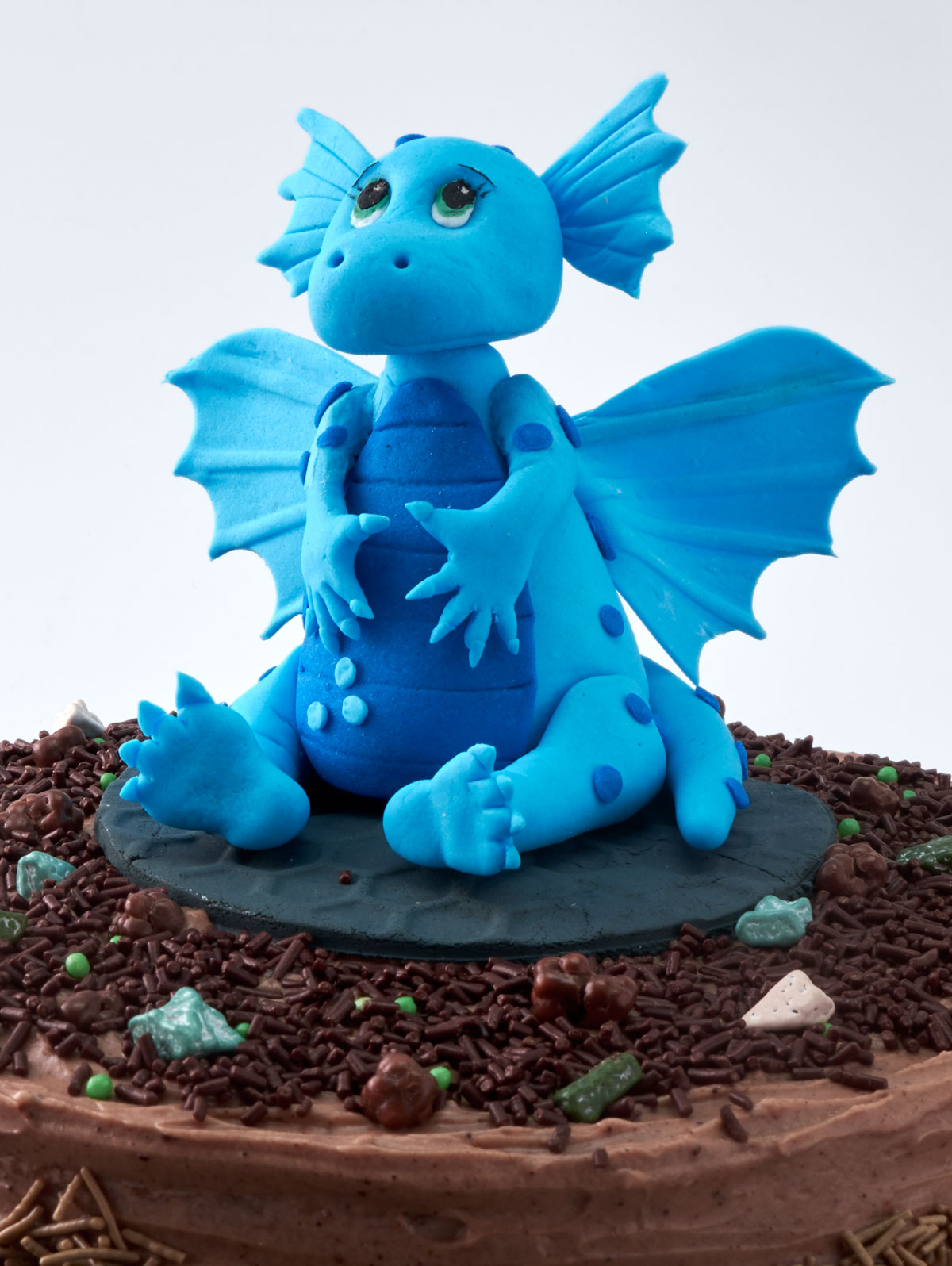 Pastel Dragón Azul – Repostería Mágica