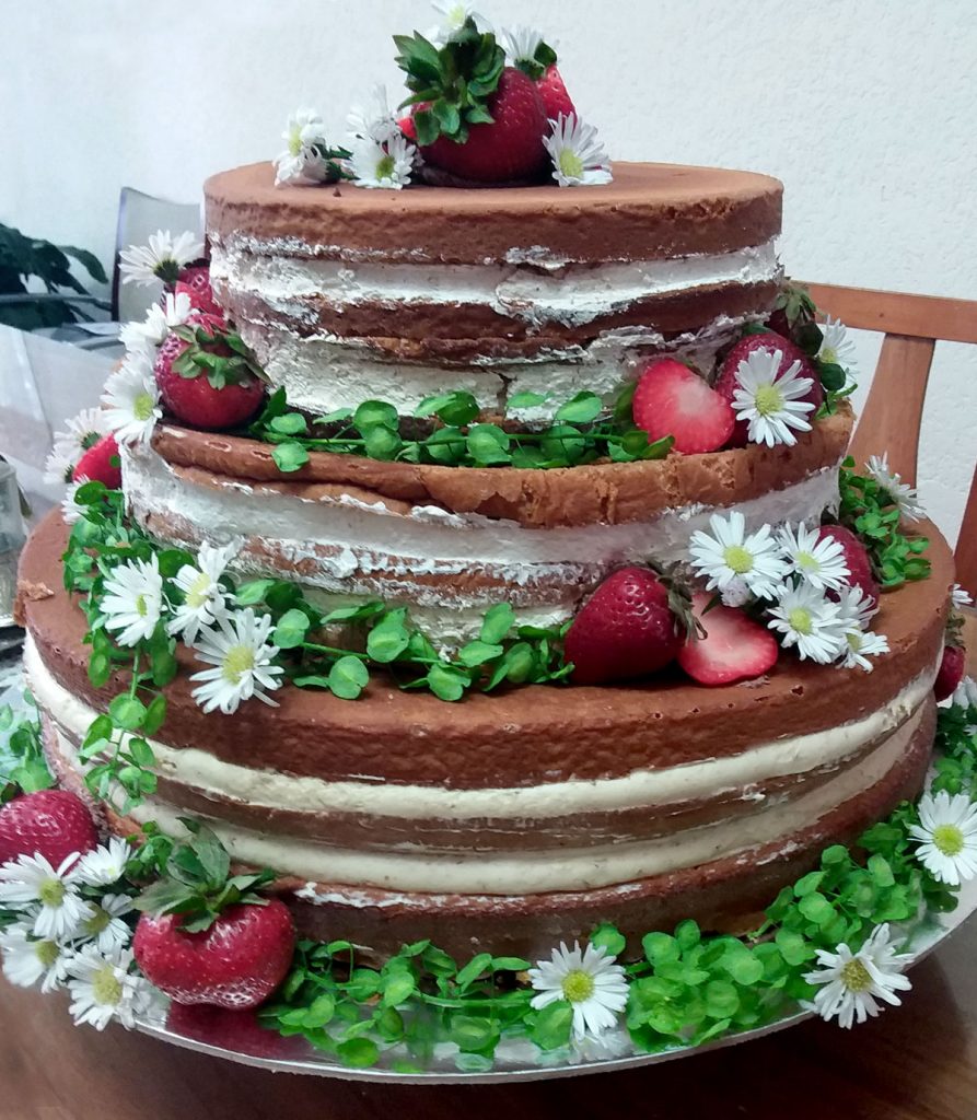 Naked Cake Reposter A M Gica