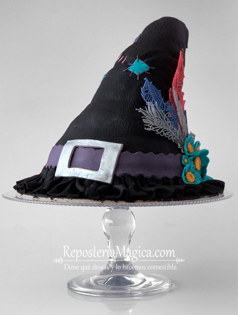 Pastel Sombrero Plumas - ReposteriaMagica.com