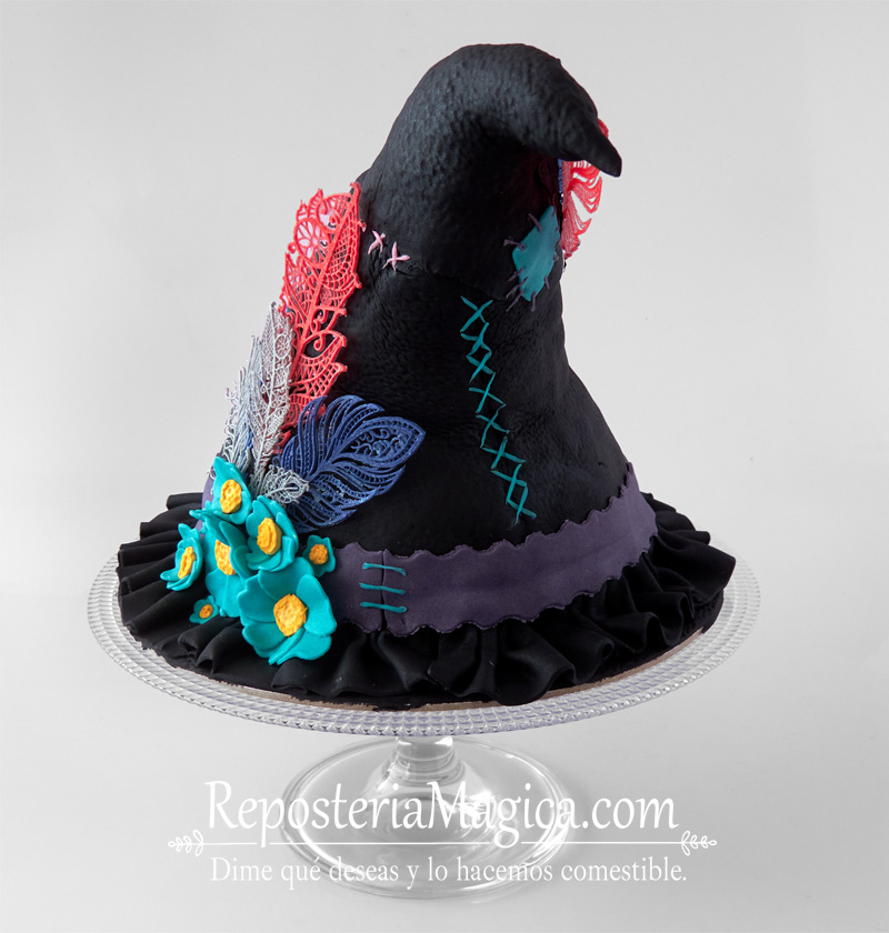 Pastel Sombrero Plumas - ReposteriaMagica.com